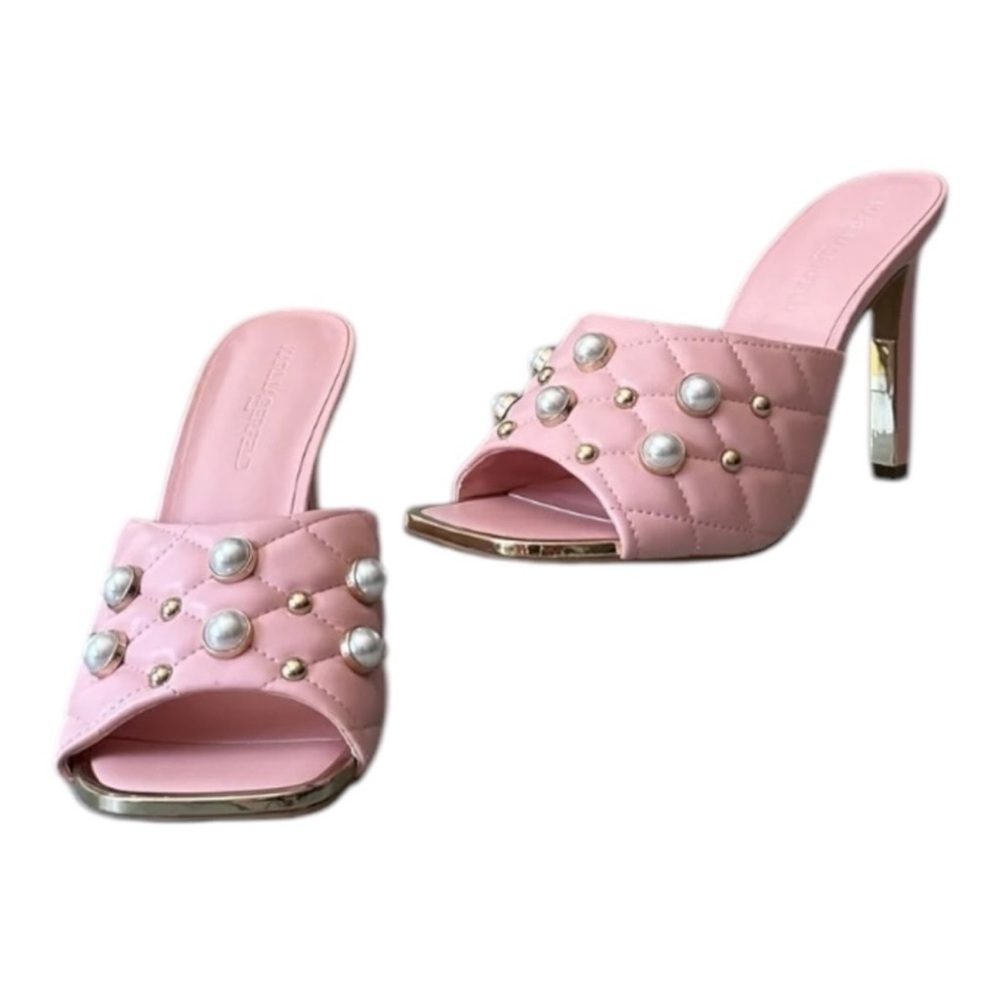KARL LAGERFELD PARIS Amina Studded Heeled